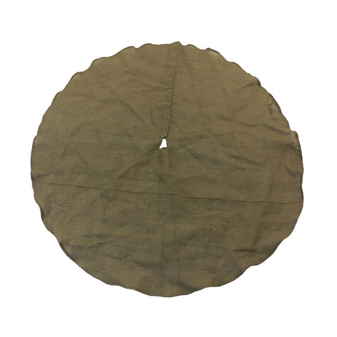 Natural Hessian Christmas Tree Skirt